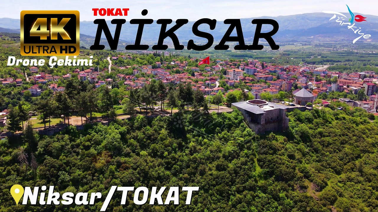 TOKAT - Niksar Yağıbasan Medresesi ve Niksar Kalesi / 4K Drone Çekimi - 1 / 16.5.23