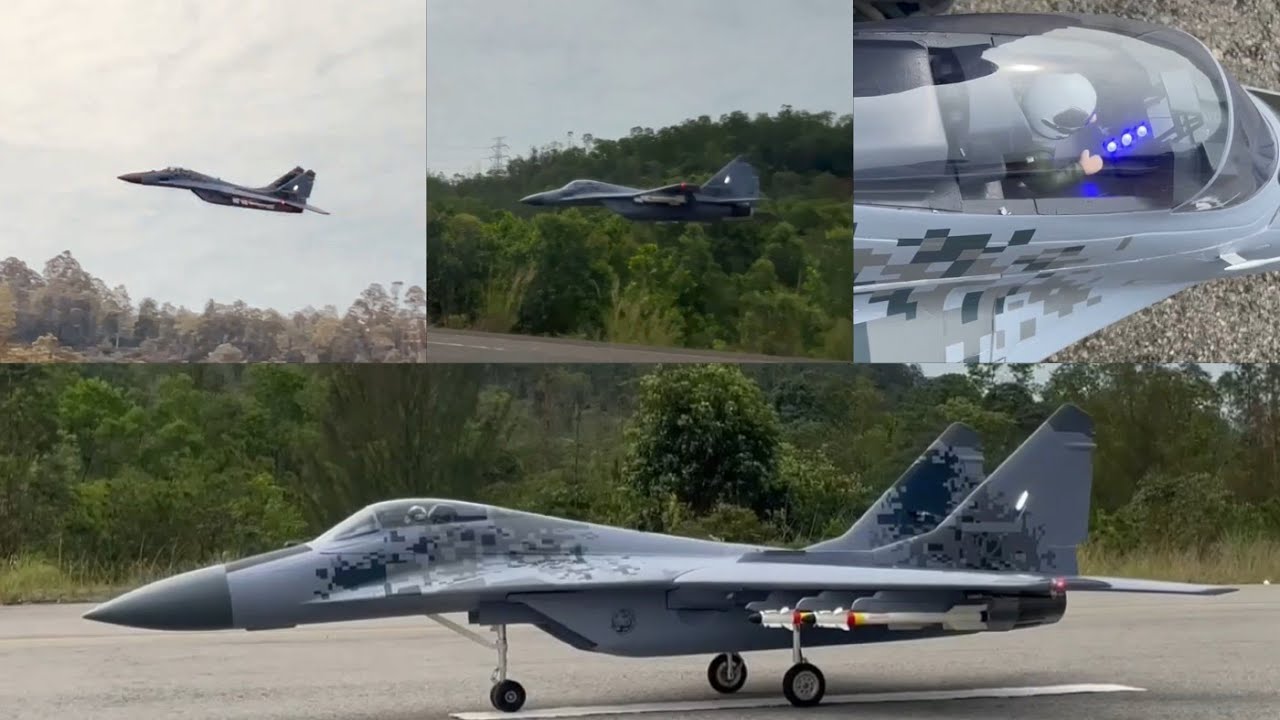 FreeWing HG (High-Grade) MiG-29 EDF upgrade KingTech K30 Turbine Jet Maiden Flight