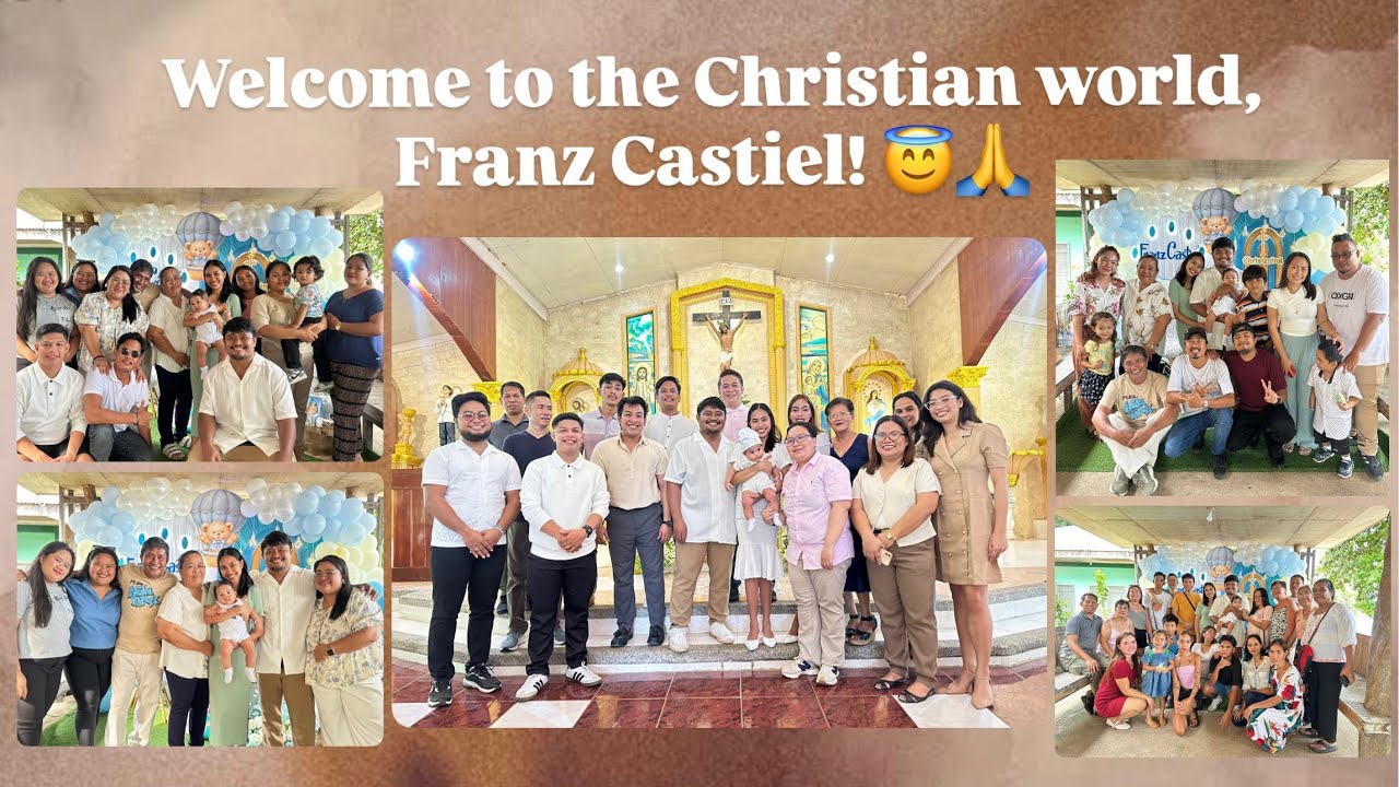 Franz Castiel's Baptism 😇🙏 | It's Me Lonchie