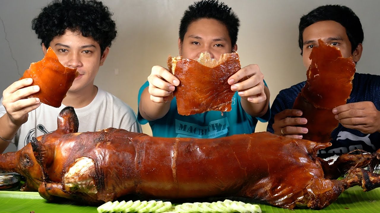 LECHON DE LECHE MUKBANG collab with @hungryvohn