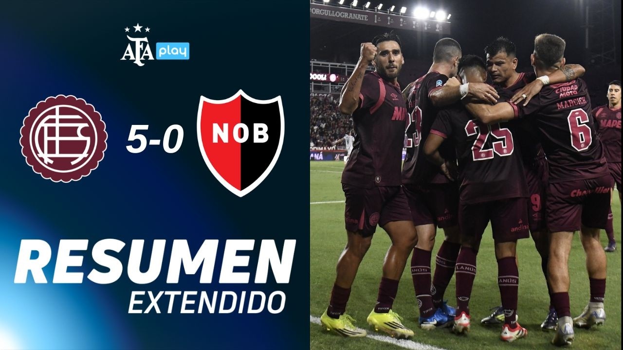 Lanus 5 vs. 0 Newell's Old Boys | #TorneoApertura2026 | RESUMEN EXTENDIDO | Fecha 11