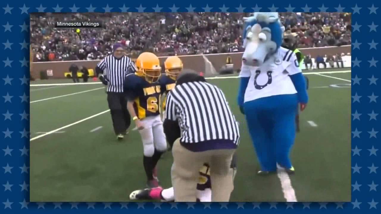 Blue takes the Mascot vs Kids game too serious - ESPN C'Mon Man!