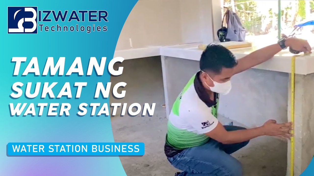 Tamang Sukat ng Bintana, Electrical Outlet, Lababo at Flooring ng Water station