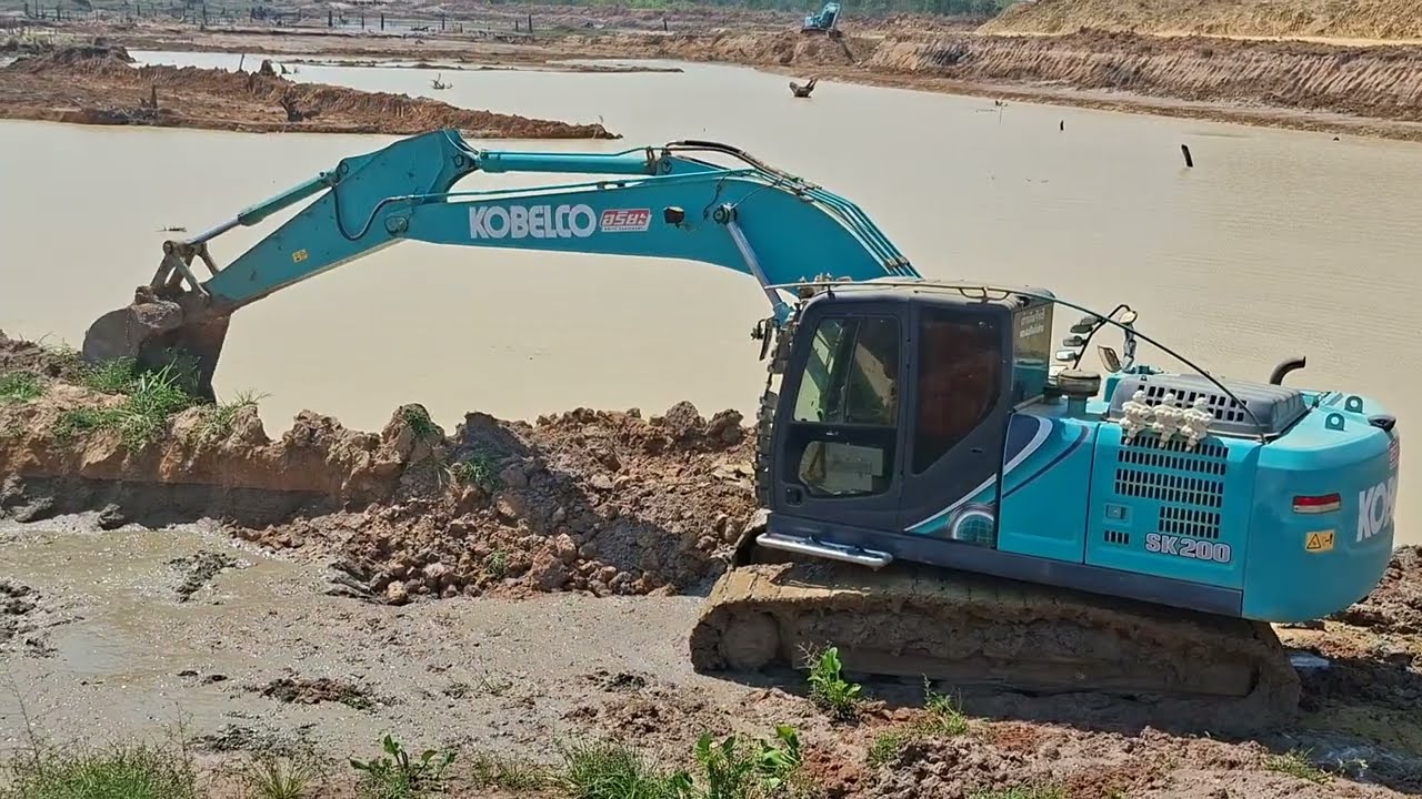 จัดหนักจัดเต็ม kobelco sk200-10 yn15 ชมไปบ่นไป excavator