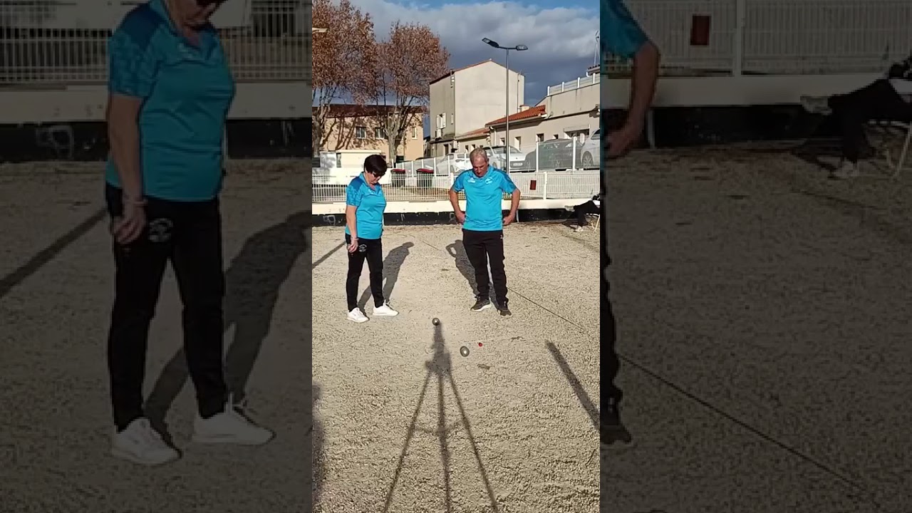 3eme tour de coupe de France doublettes mixte entre Canohes et Milhaud 