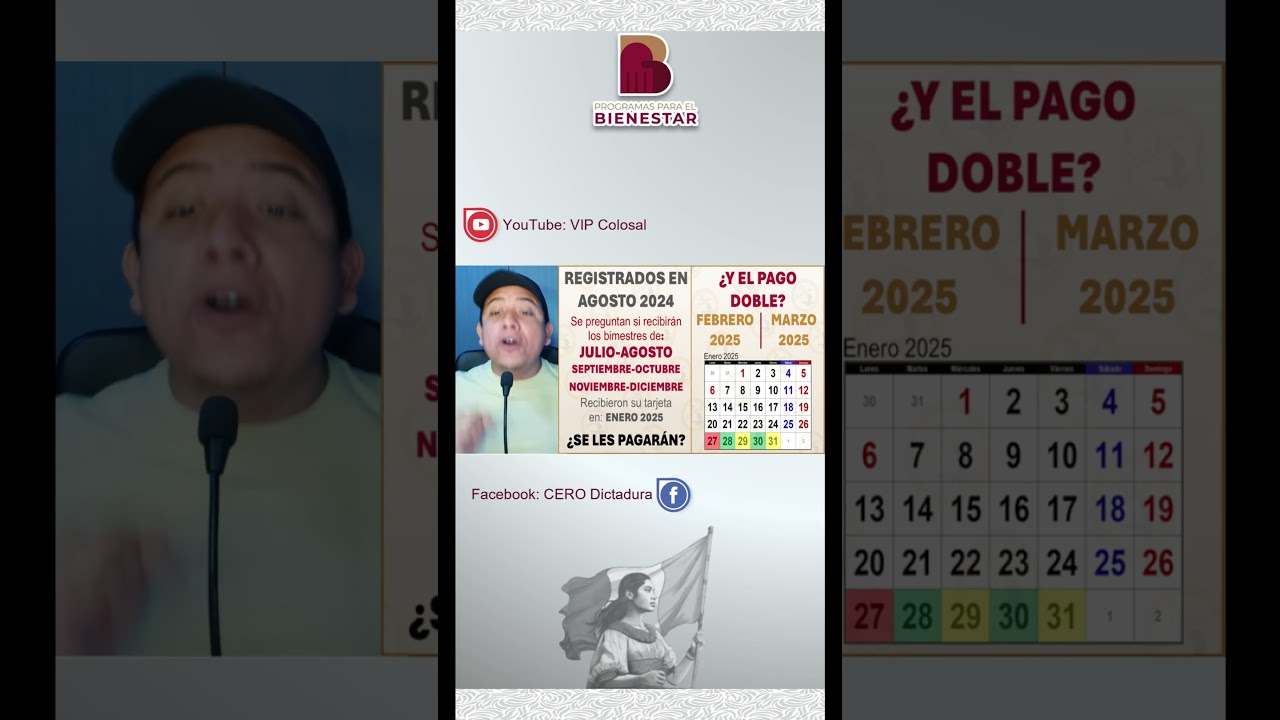 𝗖𝗔𝗟𝗘𝗡𝗗𝗔𝗥𝗜𝗢 𝗣𝗔𝗥𝗔 𝗣𝗔𝗚𝗢 𝗫𝟮 𝗙𝗘𝗕𝗥𝗘𝗥𝗢 𝟮𝟬𝟮𝟱.