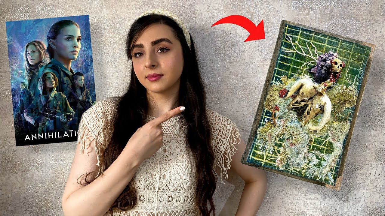I Covered the Annihilation Book with the SCARIEST Scene of the Movie!