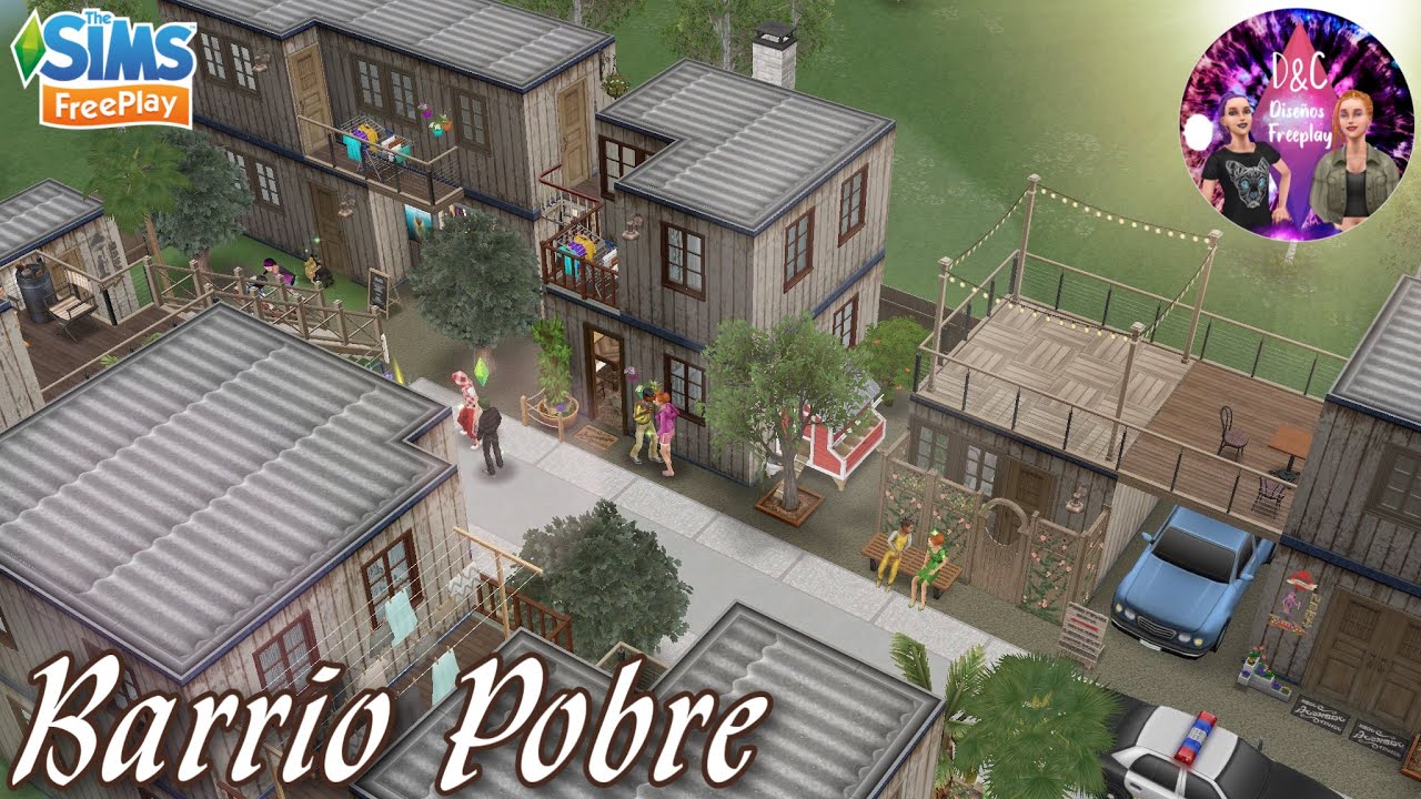БЕДНОЕ СОСЕДСТВО 🏚 (Тур + планы) | The Sims FreePlay | от Даниты Симс ✨