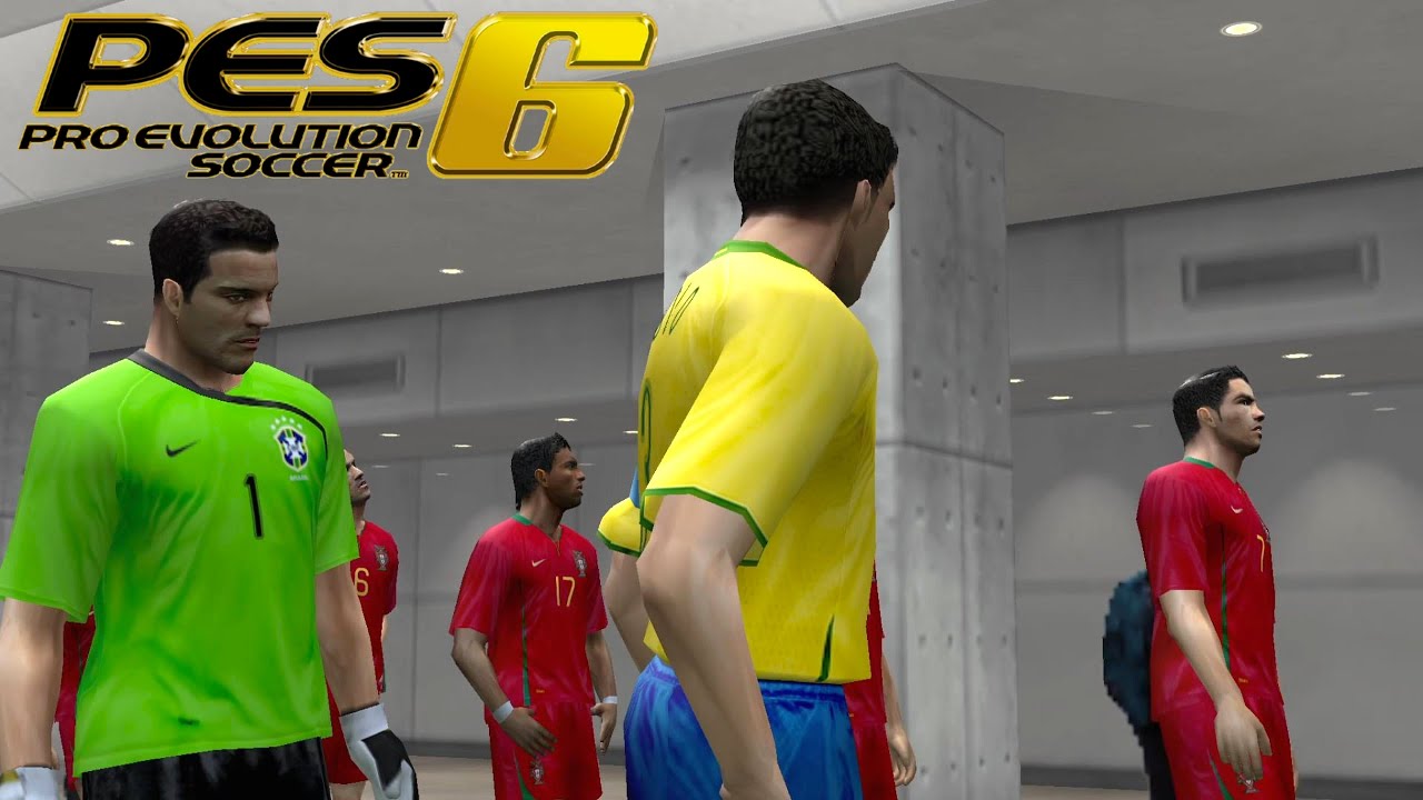 Pro Evolution Soccer 6 (PC) Gameplay - Brazil Vs Portugal | 2006/2007 Season