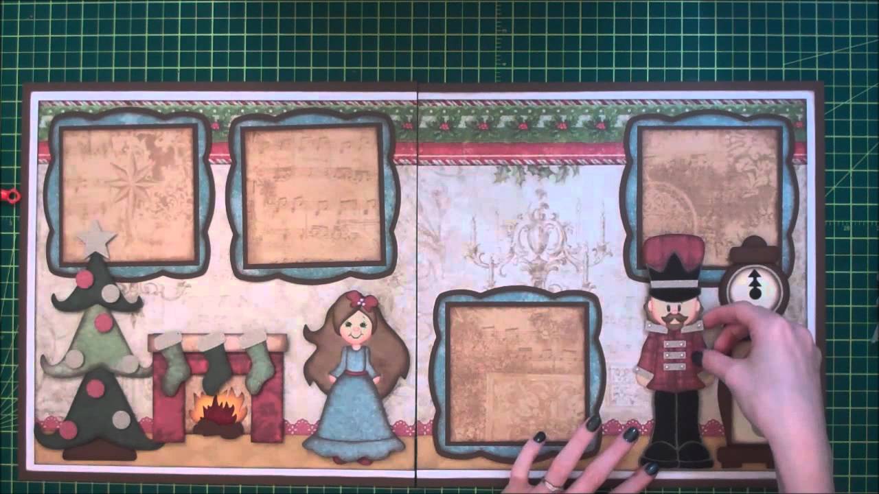Faith Abigail Designs - Nutcracker Christmas Scrapbook Layout