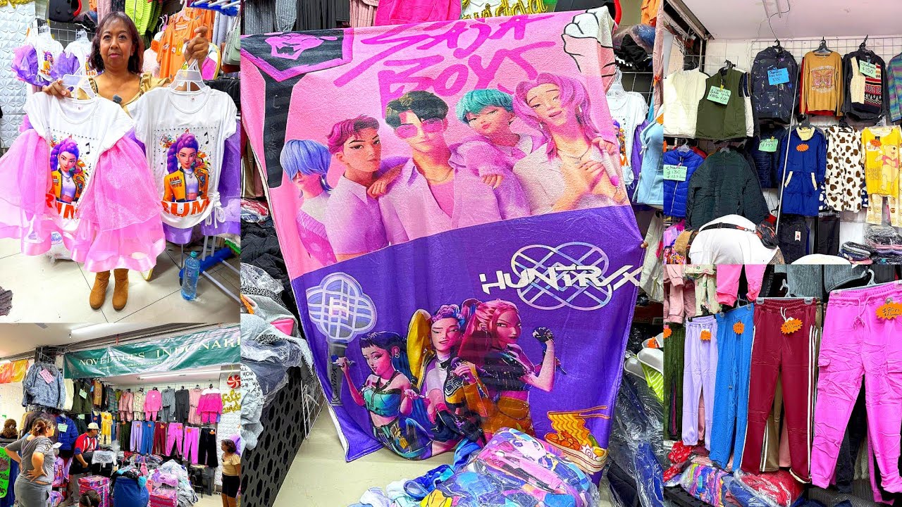 Frazadas / Ropa de las GUERRERAS K-POP 😱 Tienda ECONOMICA de Ropa Calientita | Pants, Sueter..