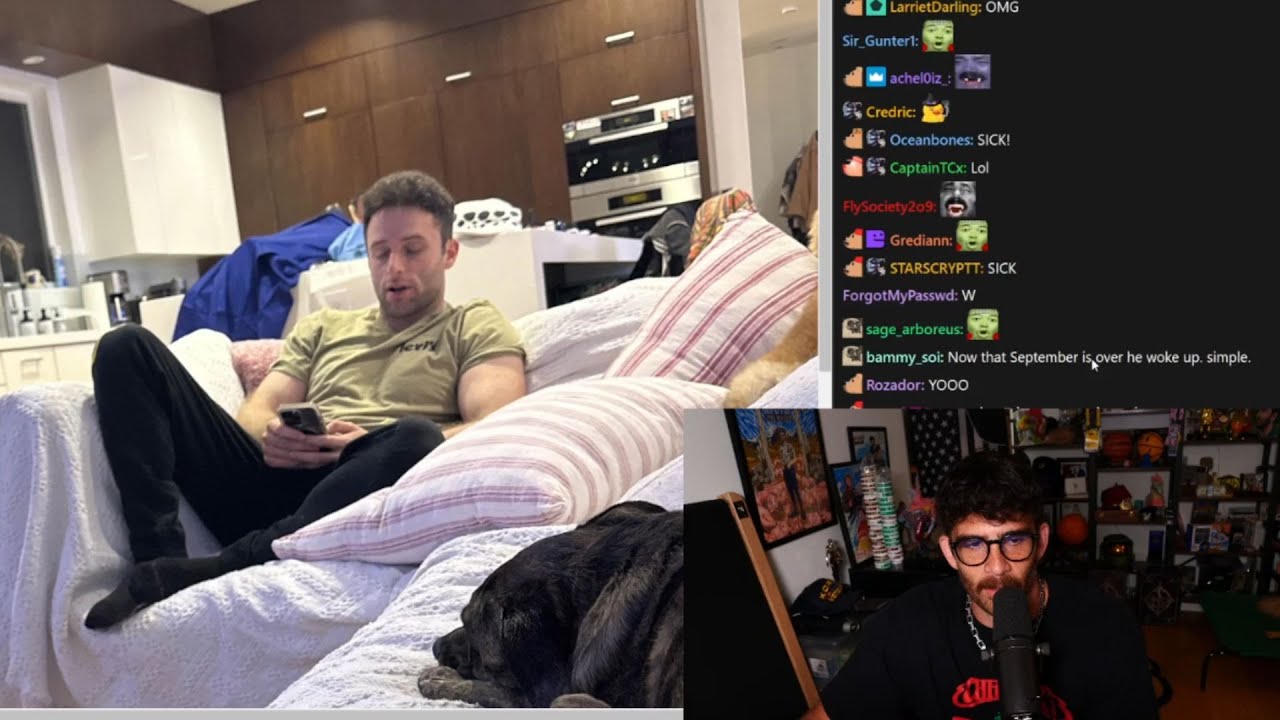 Hasan forced his boyfriend (Austin) to watch anime with him last night | Hasanabi personal news