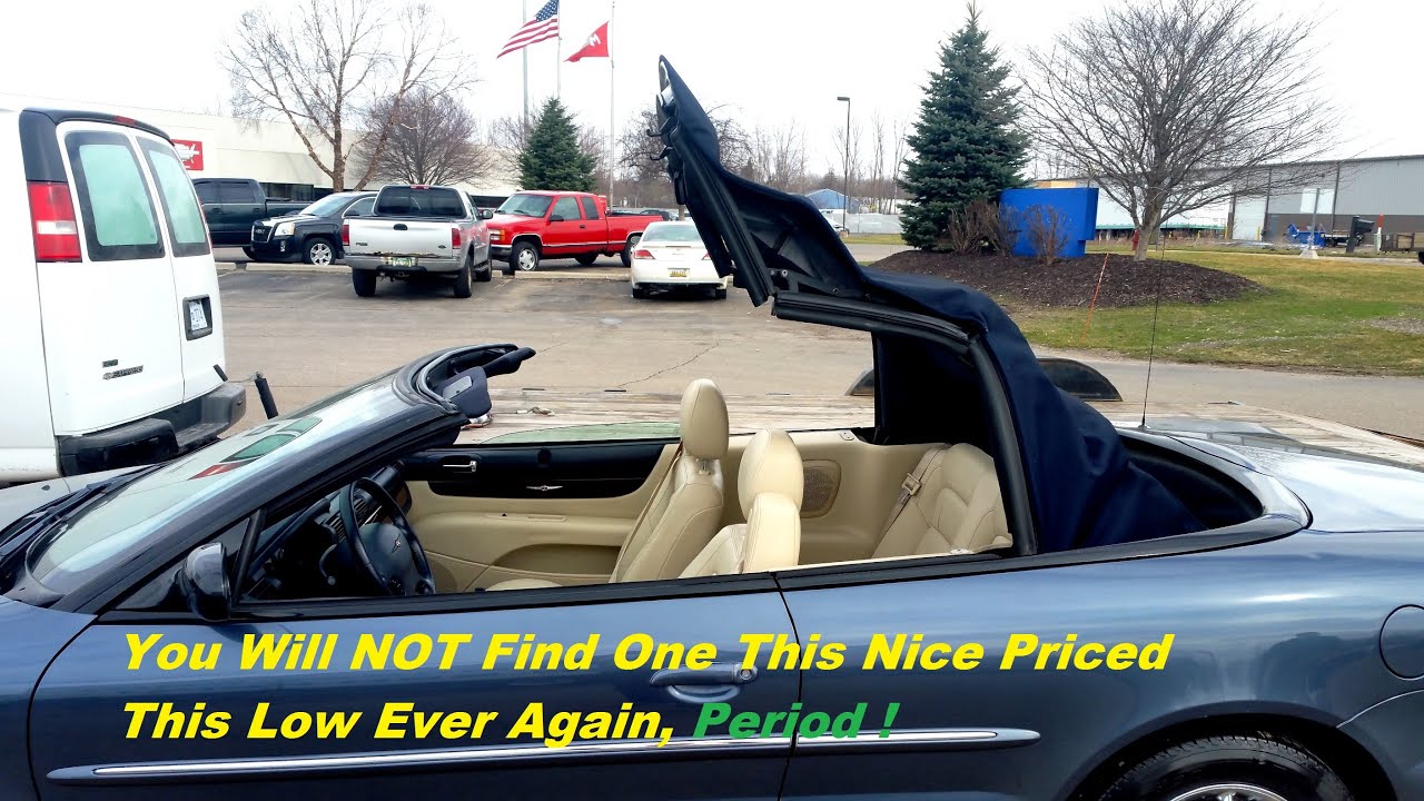 "1" OWNER NO Accidents Very Nice 2002 Chrysler Sebring Convertible