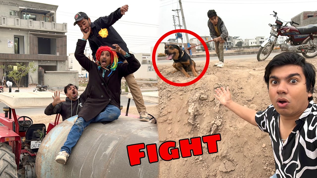 Police Ny Qasai Ko Pakar Lea 😰 Big fight Hoi