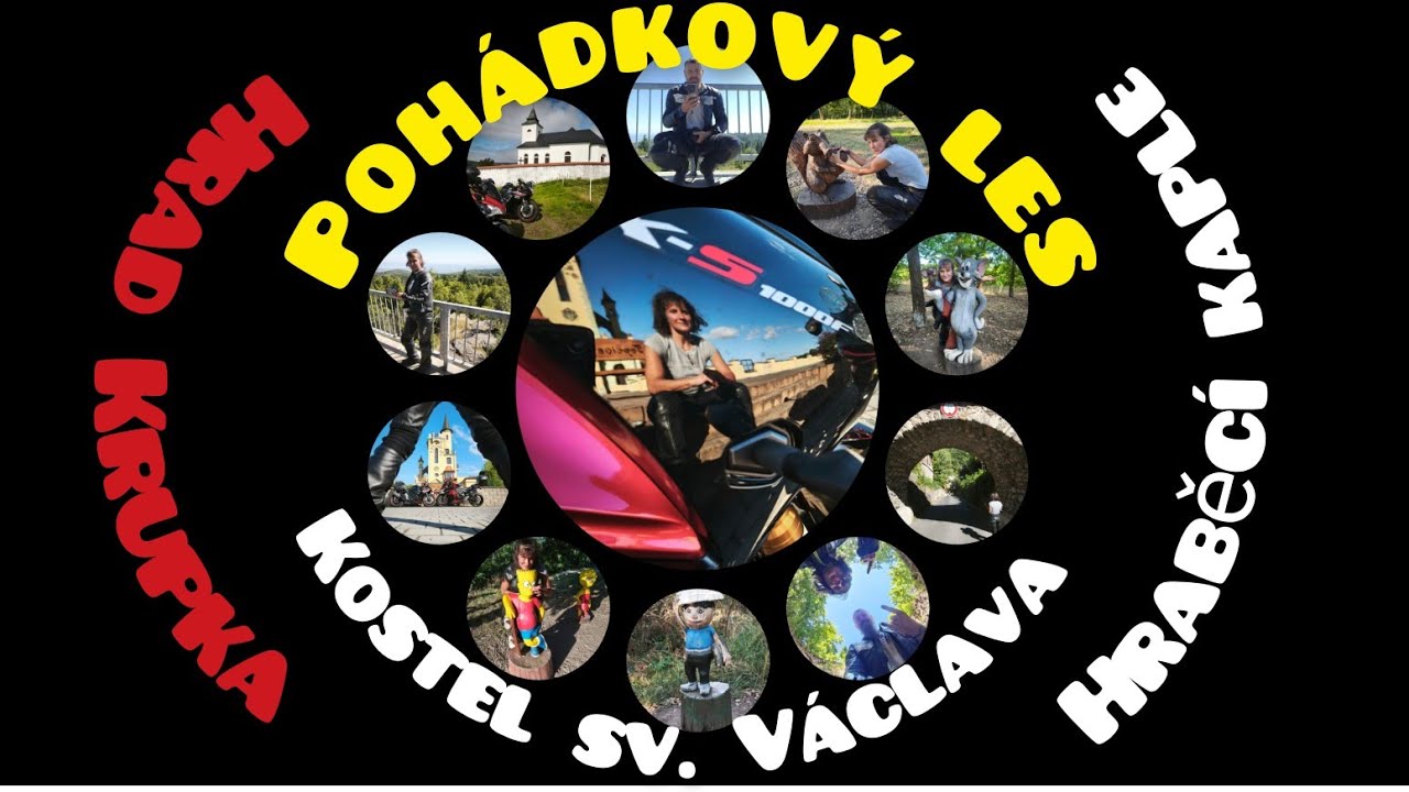 Mototrip #47 - kostel sv. Václava, rozhledna Jeřabina, Letná, Hraběcí kaple, hrad Krupka, Večerníček