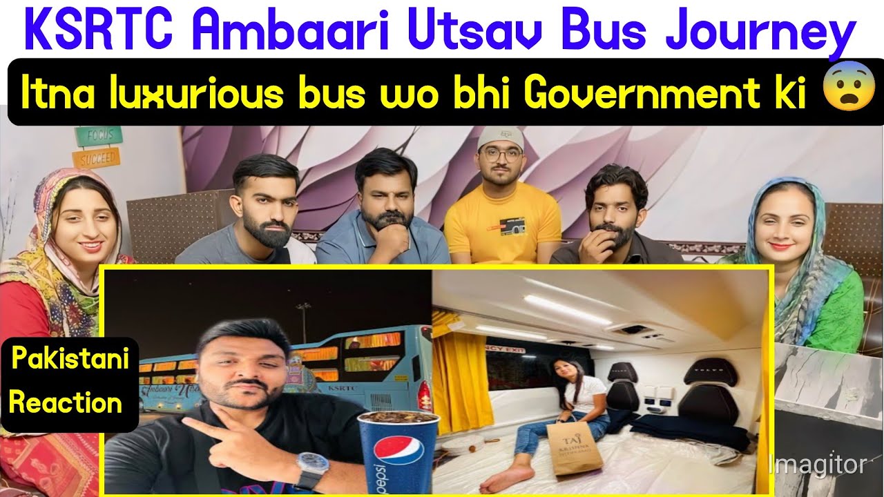 Reaction On KSRTC Ambaari Utsav Bus Journey || Itna luxurious bus wo bhi Government ki 😨