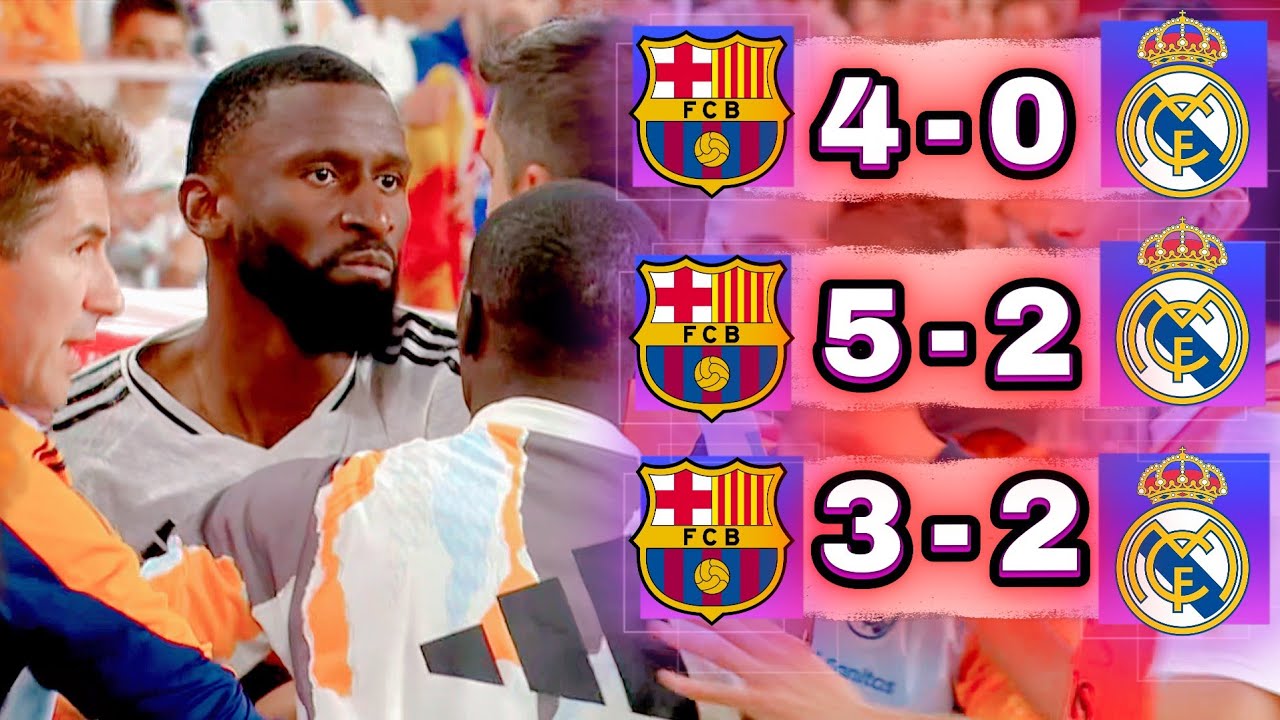Barcelona, Crushing Real Madrid's 1.3 billion Team in 2025