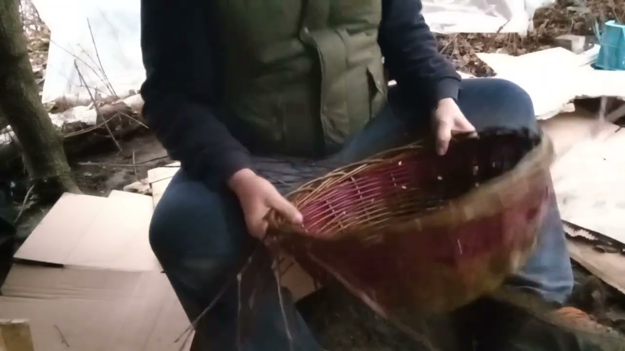 missed moment bending of the circle, weaving of the basket