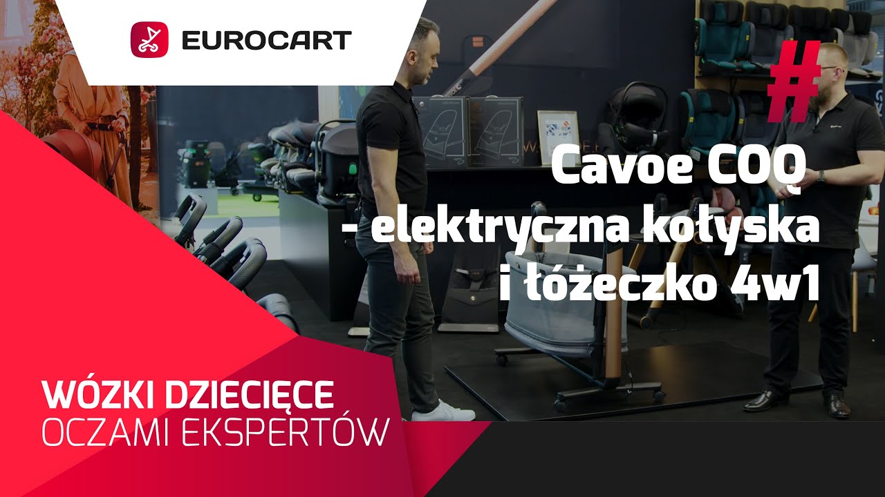 Cavoe COQ - elektryczna kołyska i łóżeczko 4w1