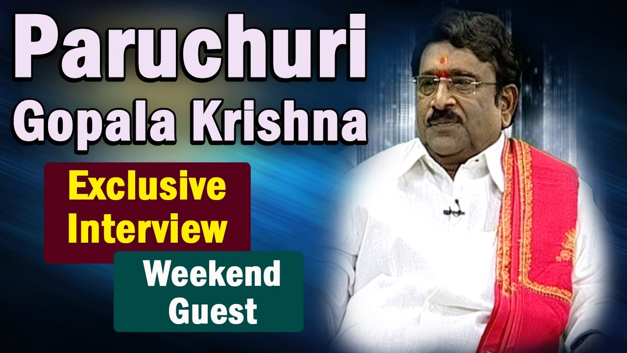 Gopalakrishna Paruchuri Exclusive Interview || Weekend Guest || NTV