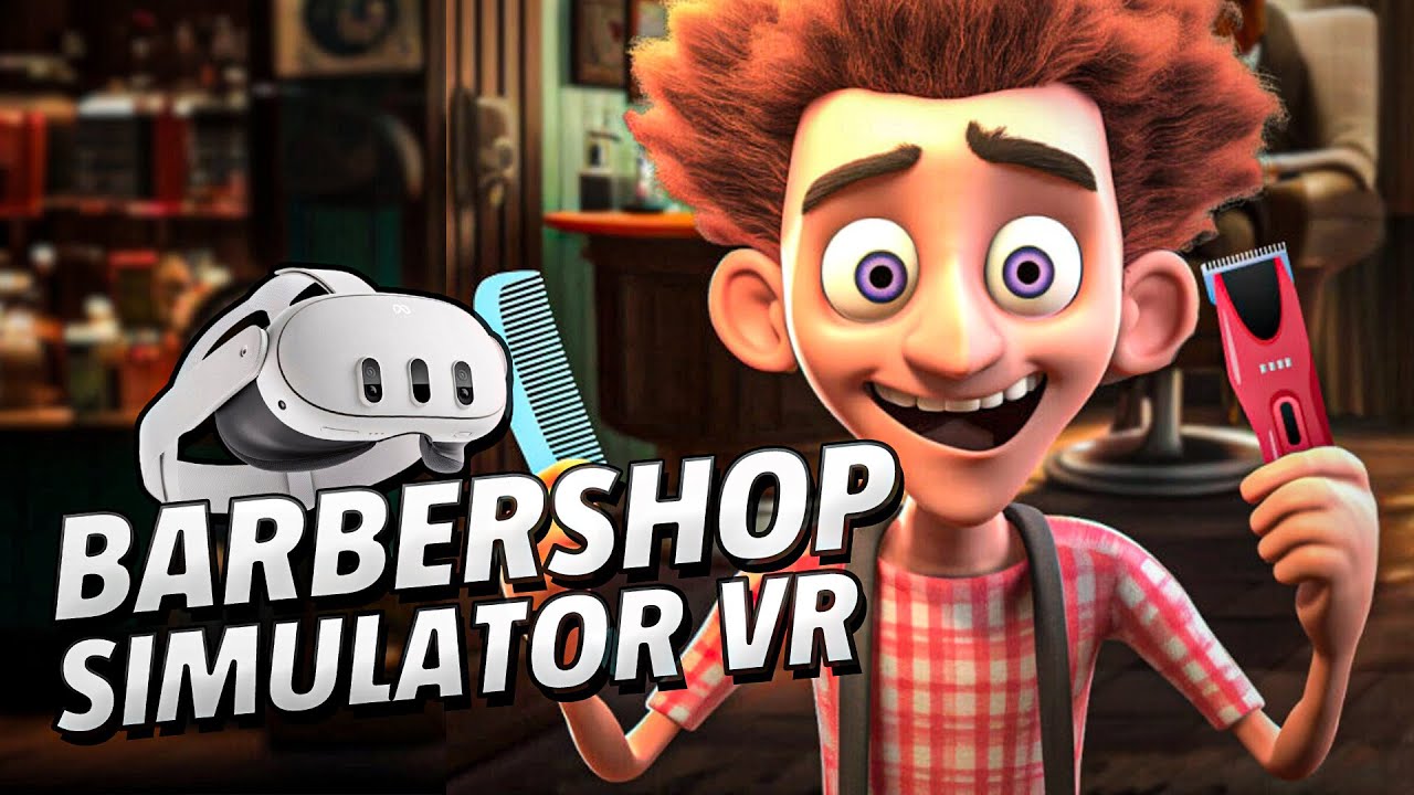 Barbershop Simulator VR - Meta Quest 3 Gameplay | First Minutes [No Commentary]