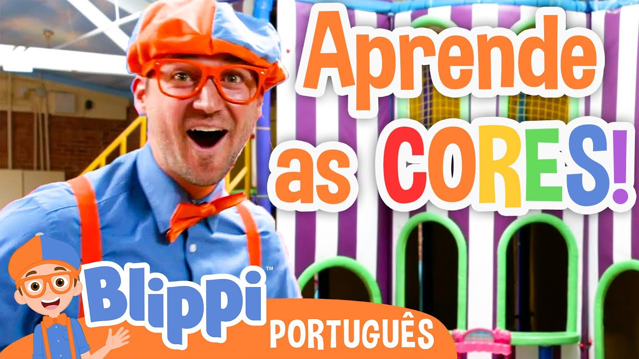 Aprendendo as Cores no Parquinho! 🌈 Melhores Episódios do Blippi 🟠 Vídeos Educativos para Crianças