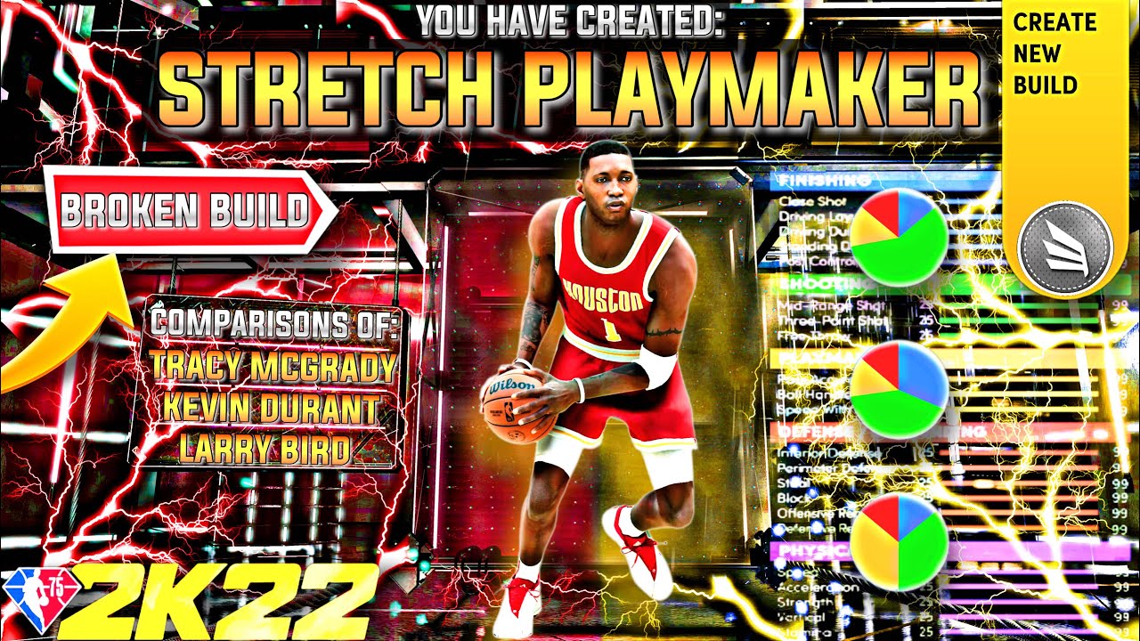 *MOST TOXIC CATFISH* STRETCH PLAYMAKER BUILD TO USE on NBA 2K22 CURRENT GEN! (ALL CONTACT DUNKS!)
