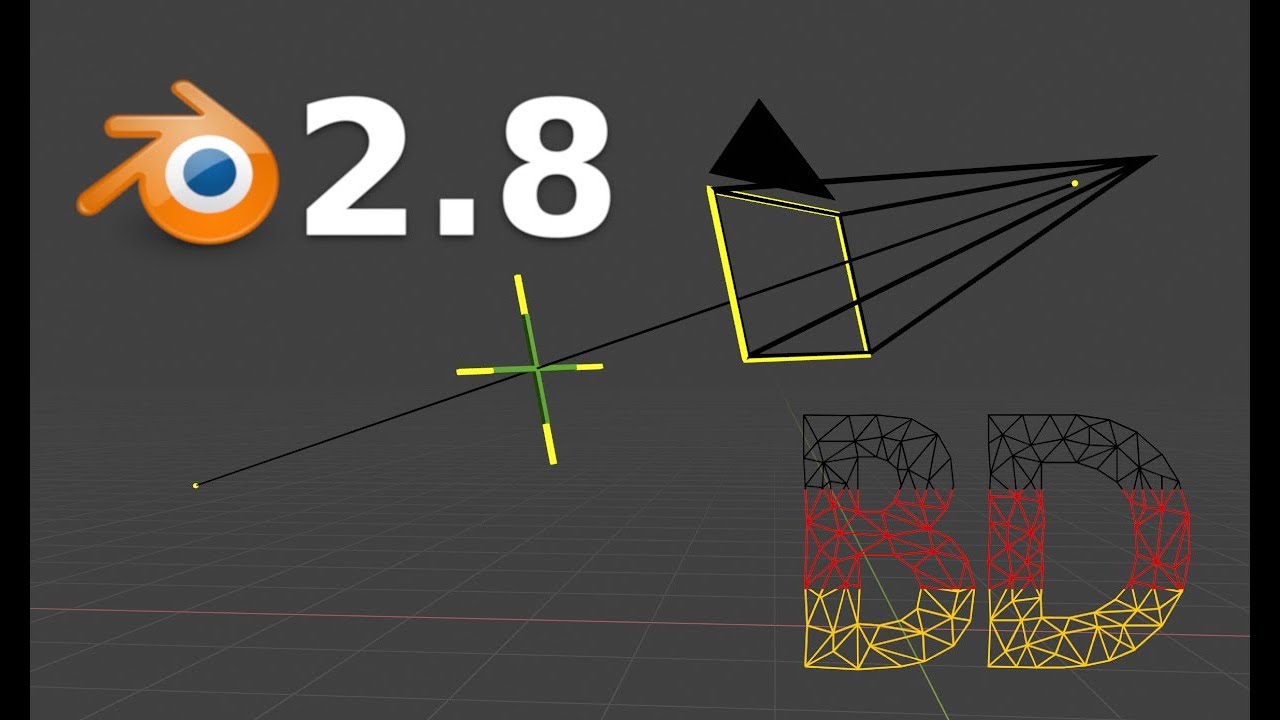 Die Kamera-Widgets von Blender 2.8 Kurz Erklärt