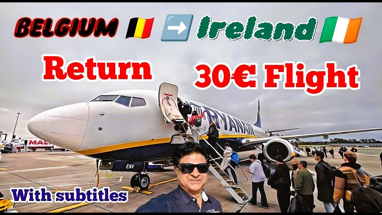 How I Travelled ✈️ From Brussels to Dublin for €30 | Belgian Rails to Irish Skies 🇧🇪➡️🇮🇪 | Ep.1