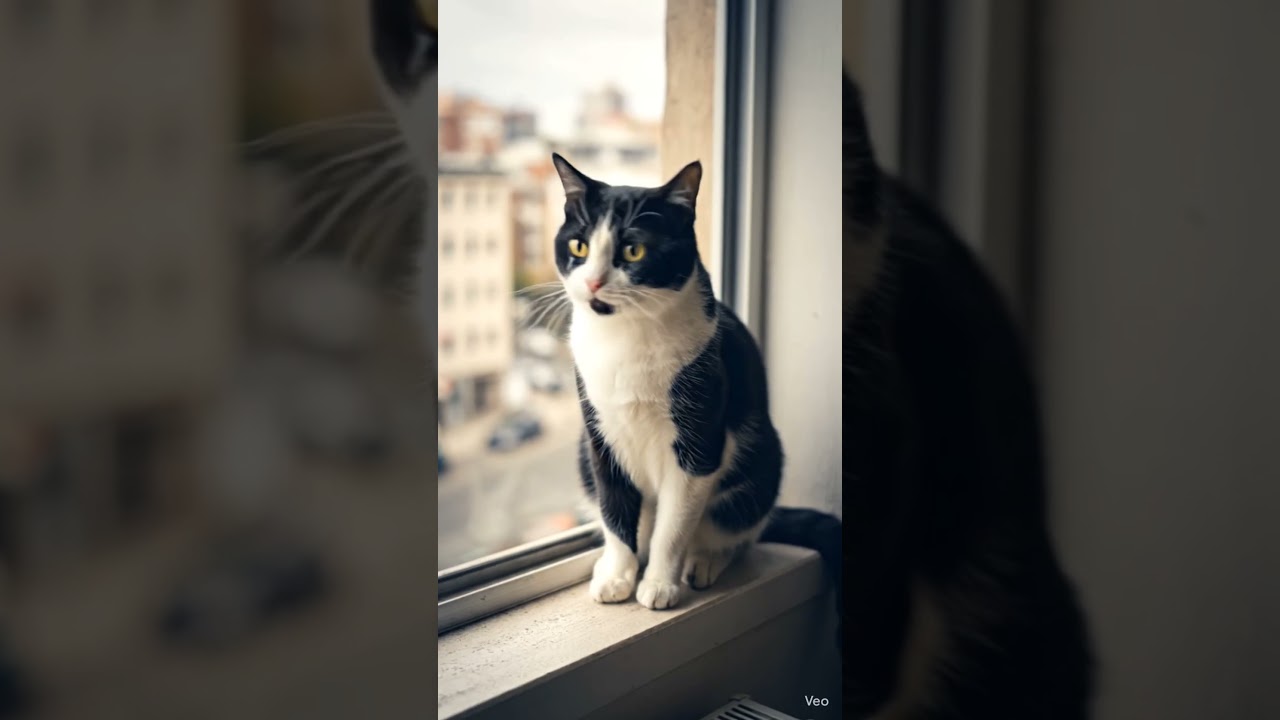 A loyal cat can't live without his owner🫡🫡 Respect. plz don't scroll. deep message for pets lover.