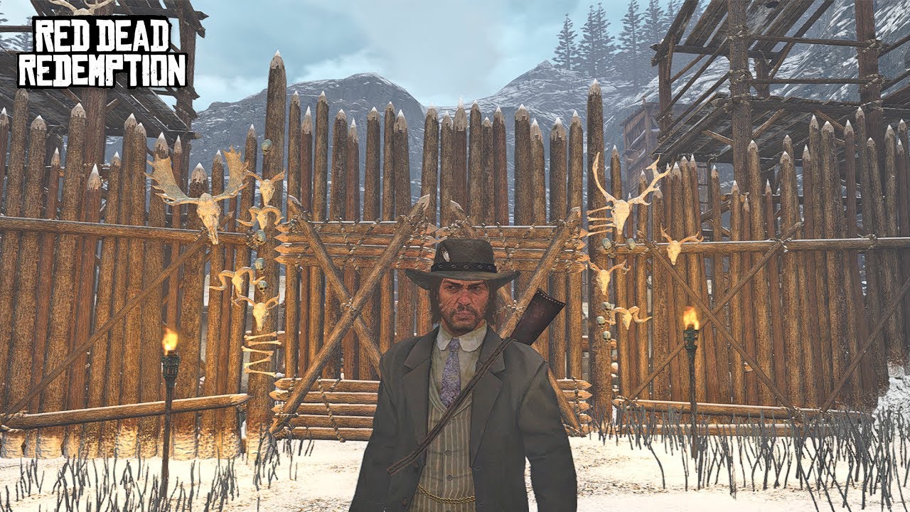 Exploring Cochinay at the Beginning of Red Dead Redemption