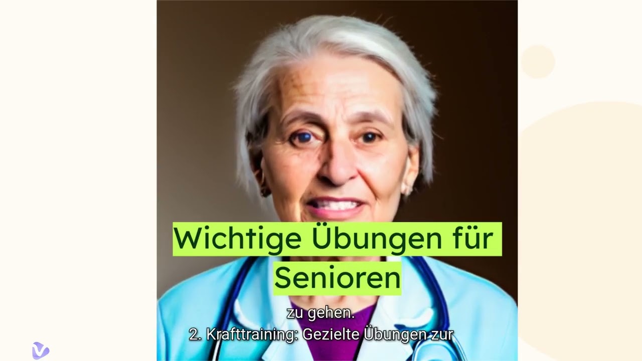 Wichtige &Uuml;bungen f&uuml;r Senioren