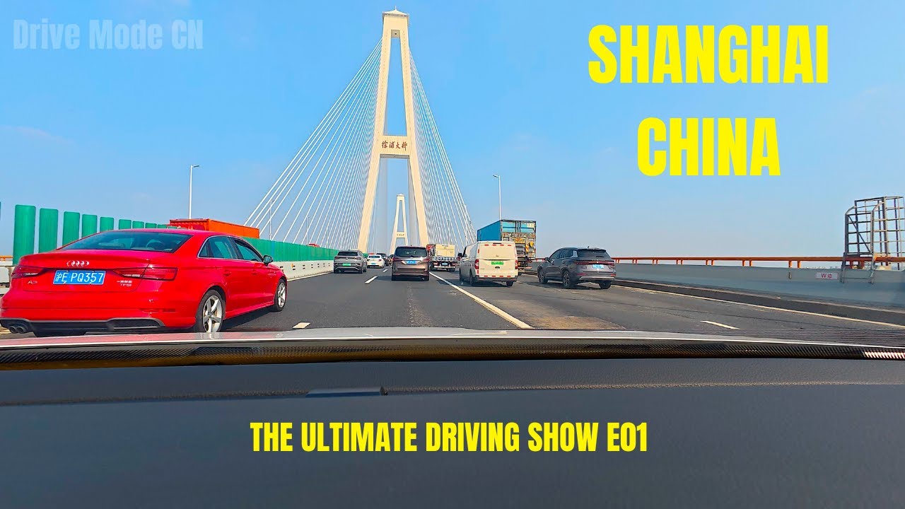 Driving In The City Highways Of Shanghai | Shanghai City Driving Tour | 4K |