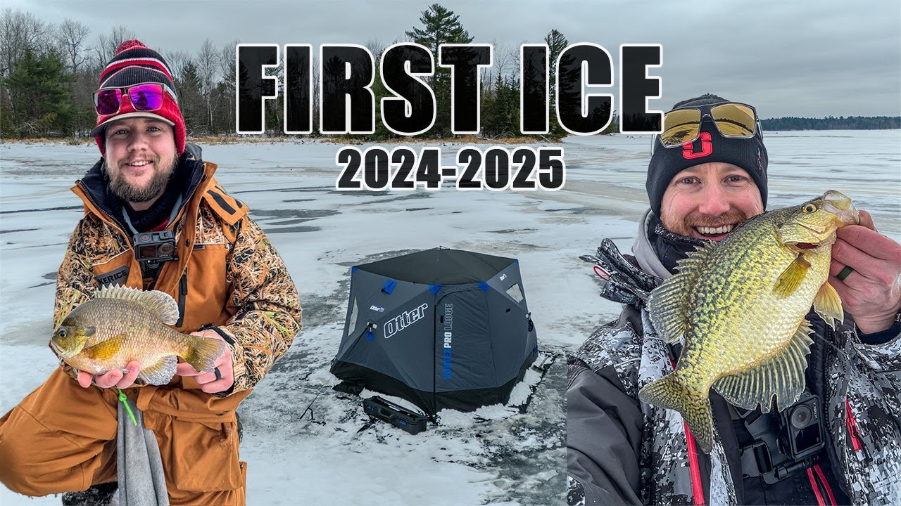 First Ice Of The 24-25 Ice Season - Northern Wisconsin