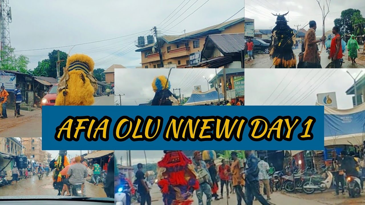 NNEWI NEW YAM FESTIVAL DAY ONE [ AFIA OLU NNEWI ] - TOUR the BEAUTIFUL CITY of NNEWI in 2023