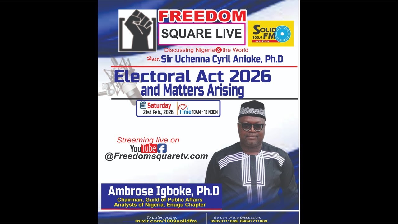 Continuous Discussion on Electoral Act 2026