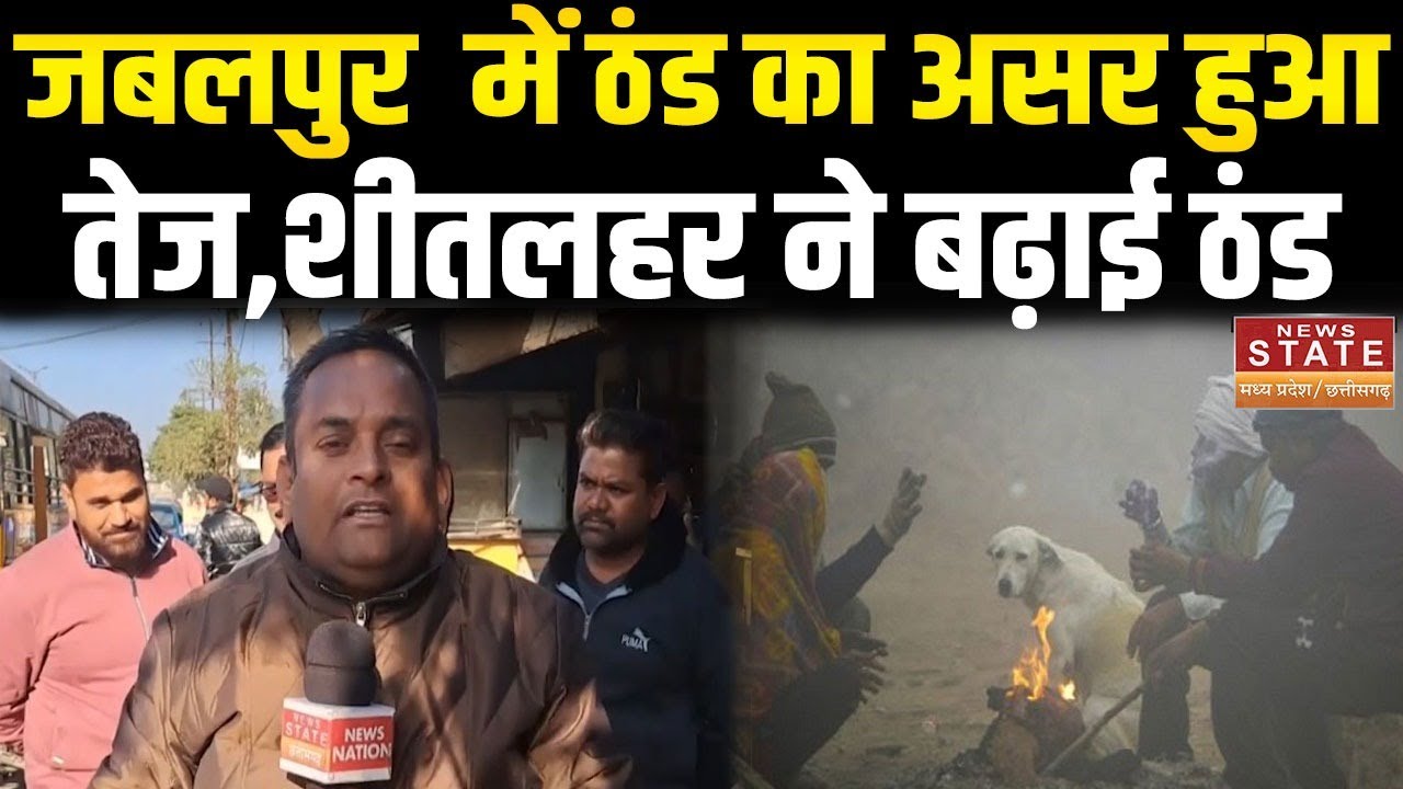 Jabalpur Weather Today: ठंड का असर हुआ तेज,शीतलहर ने बढ़ाई ठंड |mp weather news |Top News |Latest
