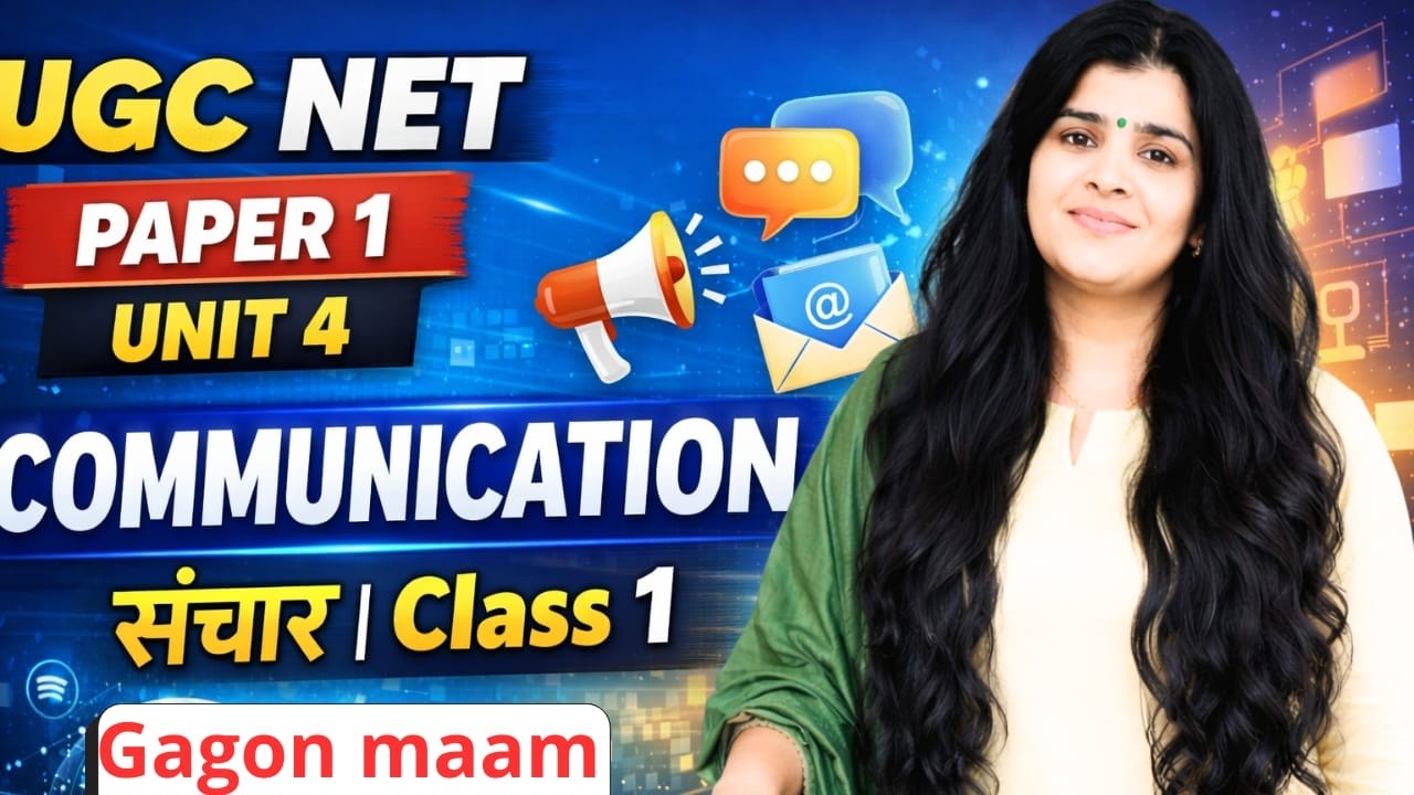 UGC NET Communication Full Class | Paper 1 Complete Theory + PYQs | Hindi