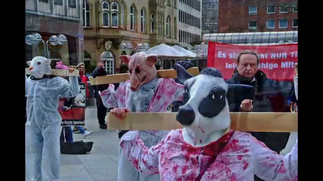 Kein Segen für Tiermord - Osterdemo für Tierrechte!