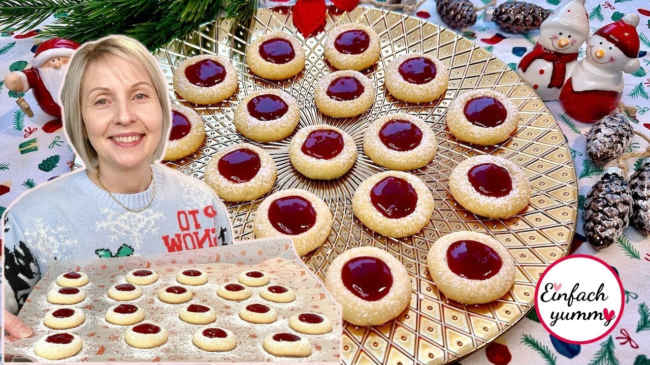 🌟 Liebesaugen Plätzchen 🎅🏻🎄💫 Engelsaugen Thermomix® TM5/TM6