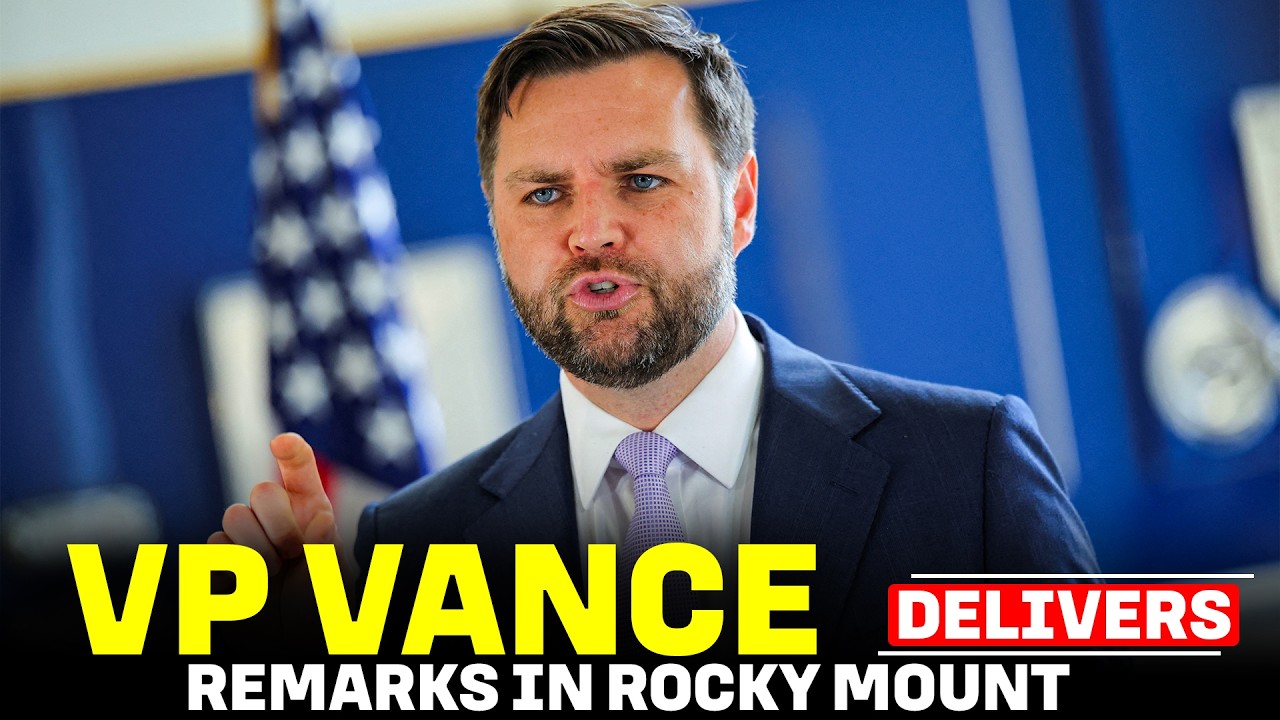WATCH: U.S. Vice President JD Vance delivers remarks in Rocky Mount, North Carolina | USA | Iran War