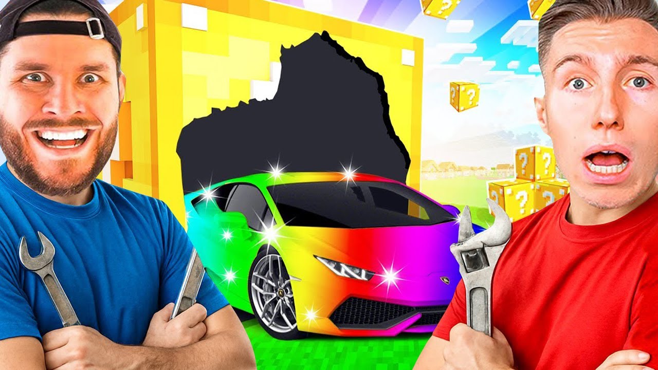 2 YOUTUBER ÖFFNEN LUCKY BLÖCKE, Aber wer ZIEHT LAMBO?!