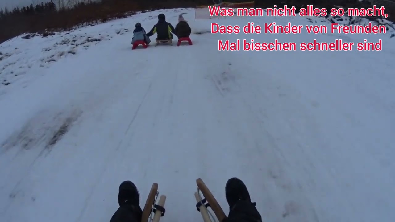 Rodeln am Wurmberg im Harz Strecke 2