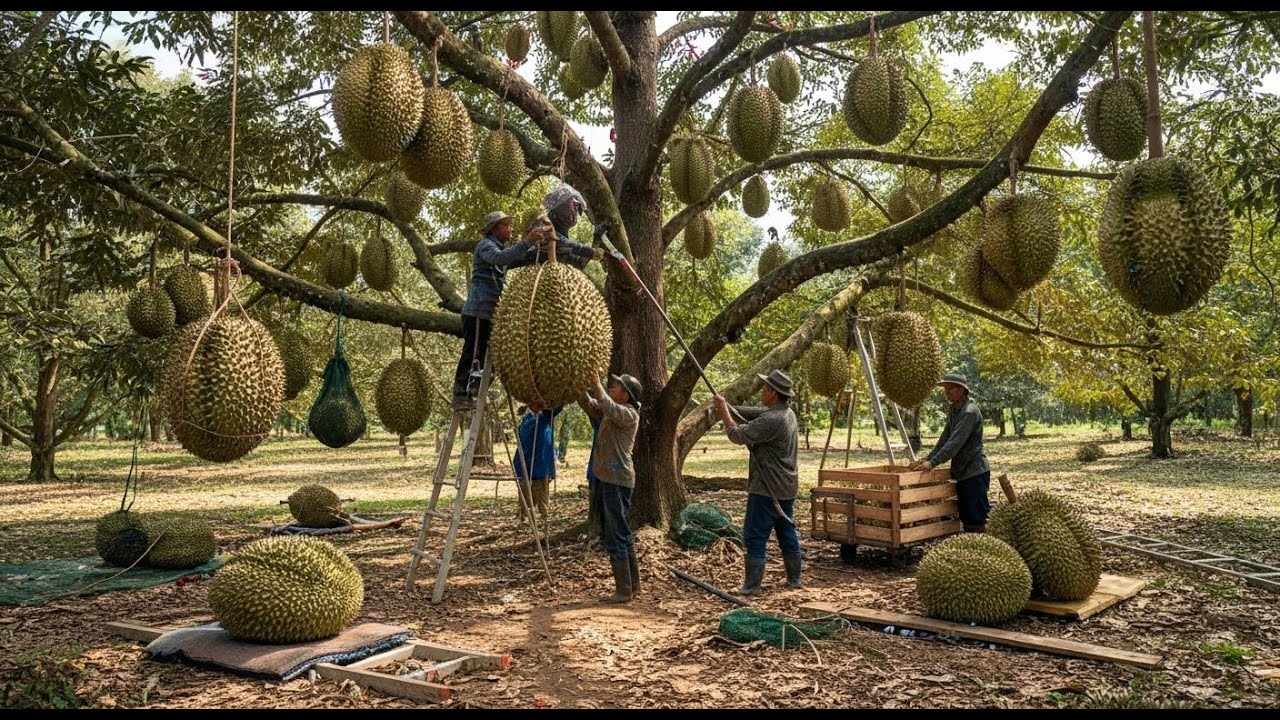 How to grow and harvest durian from seedling to ripening (the entire process)