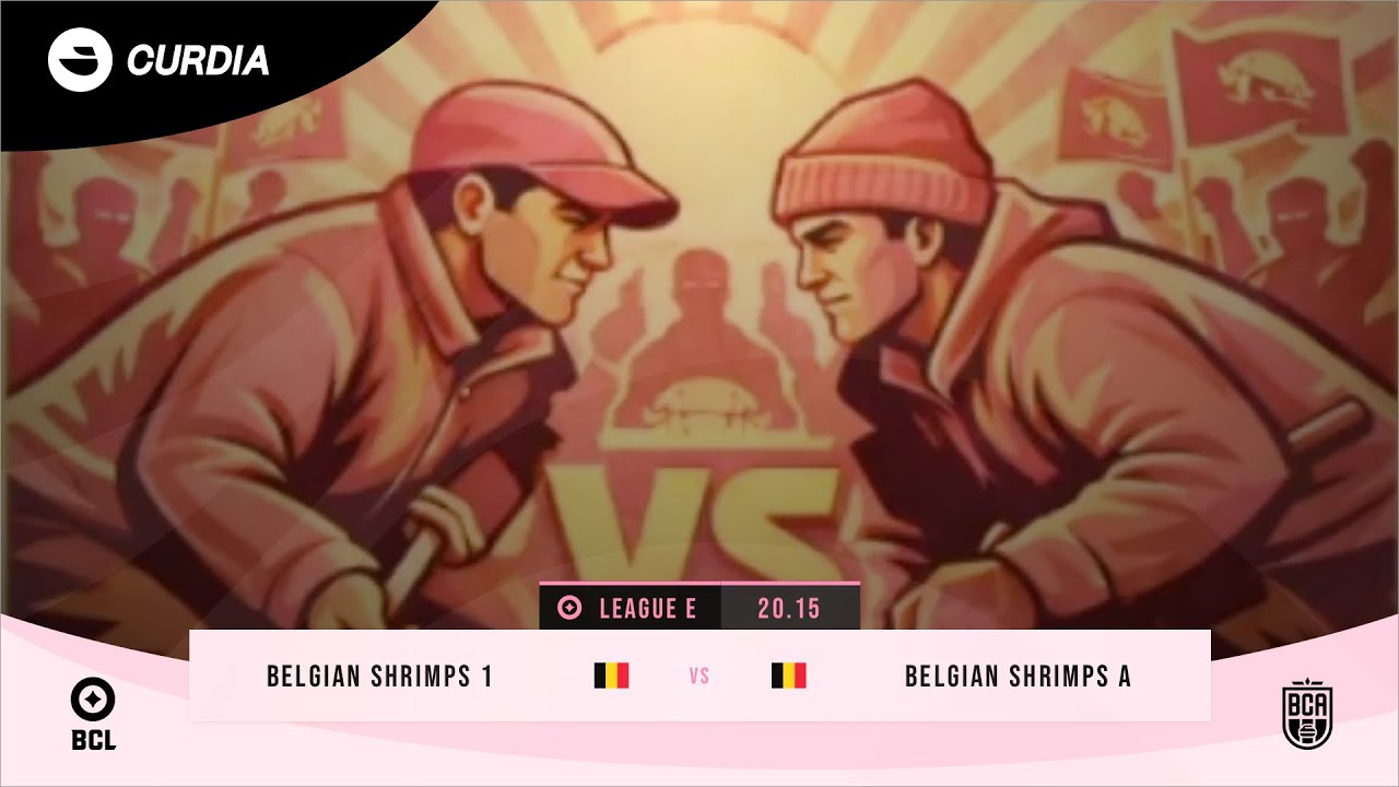 Belgian Shrimps 1 🇧🇪 vs Belgian Shrimps A 🇧🇪 🥌 Belgian Curling LIVE! 🔴 BCL League E #curling