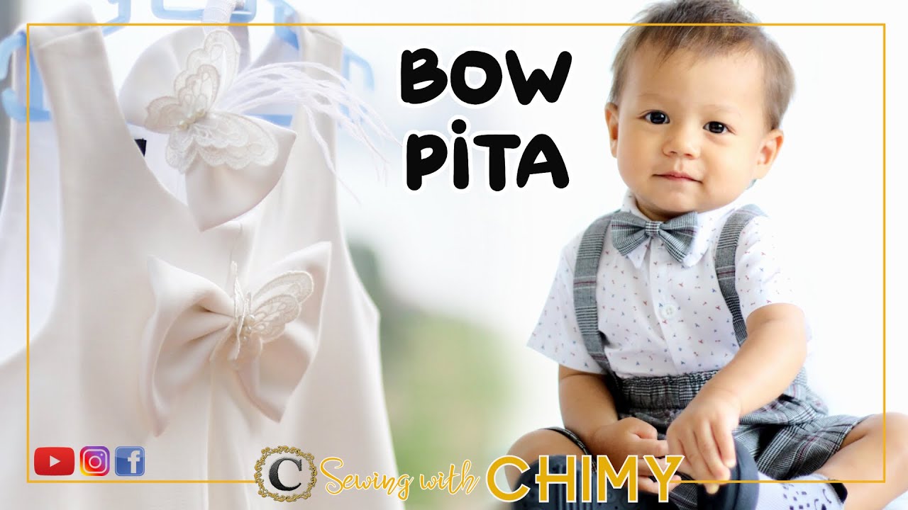CARA MEMBUAT PITA DARI KAIN PERCA | DASI KUPU KUPU BANDO BANDANA BAJU | BELAJAR MENJAHIT BAGI PEMULA