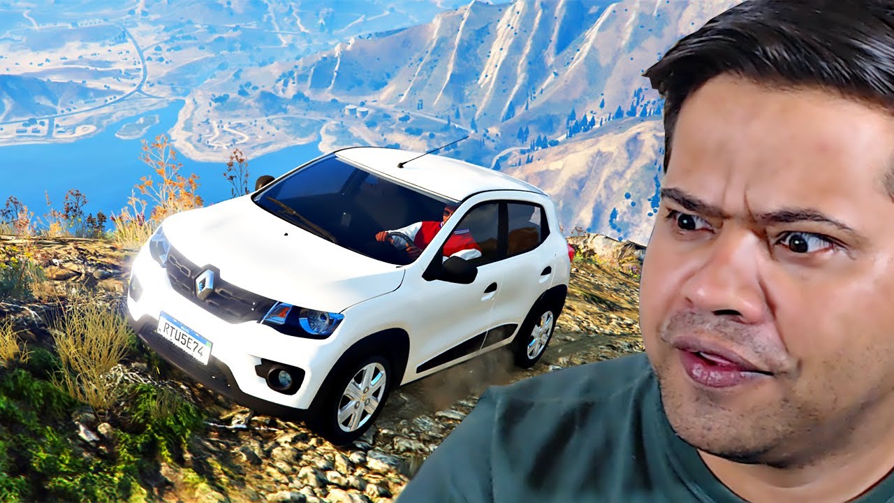 SUBINDO MONTE CHILIAD COM RENAULT KWID! - (FIQUEI SURPRESO) GTA 5 MOD