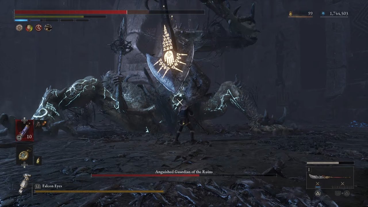 Lies of P - Anguished Guardian of the Ruins Difficulty 5 Rematch (Parry Focused)