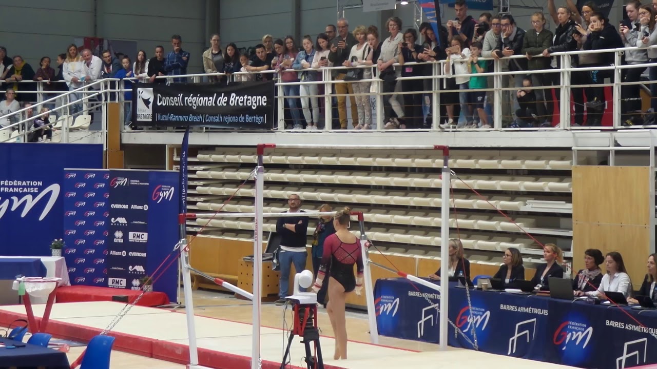Juliette Bossu (2000) Finale Barres - Championnats de France Elite 2019