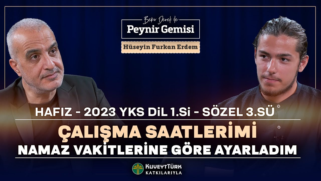 Sınava Çalışırken Sosyal Hayattan Kopmayın! | Bekir Develi ile Peynir Gemisi | Hüseyin Furkan Erdem